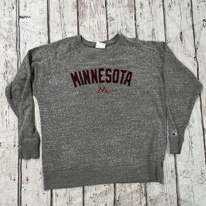 University of Minnesota Golden Gophers Champion Crewneck Stitched Sweatshirt